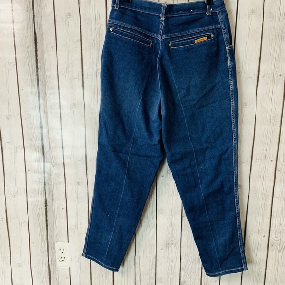 Women’s Gitano High Rise Denim Blue Jeans Zippern Pockets Size 14 W 28 L 27 - Picture 5 of 9